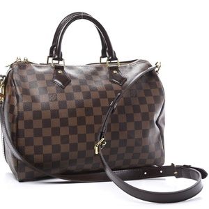 Louis Vuitton Damier Ebene Speedy Bandouliere 30